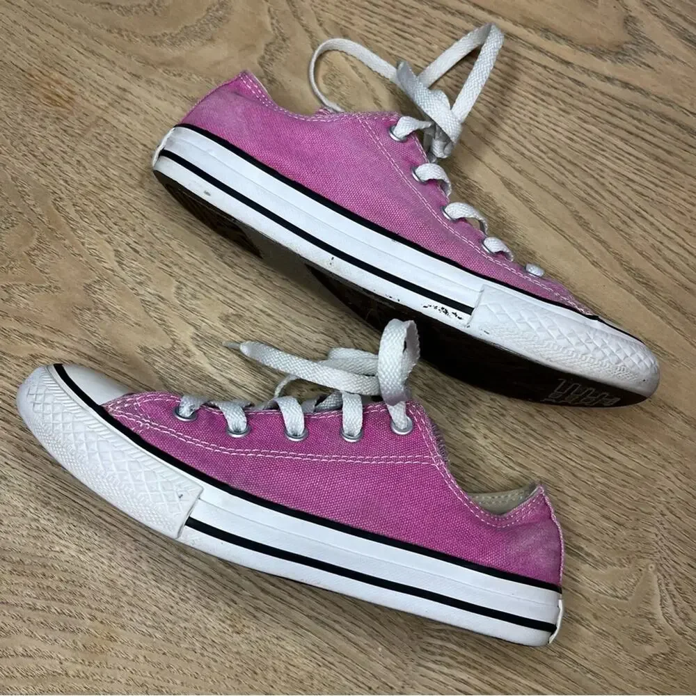 Converse All Star Chuck Taylor Low Top Pink Youth 3
